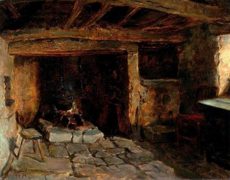 The Old Kitchen, 1893 - Ralph Hedley