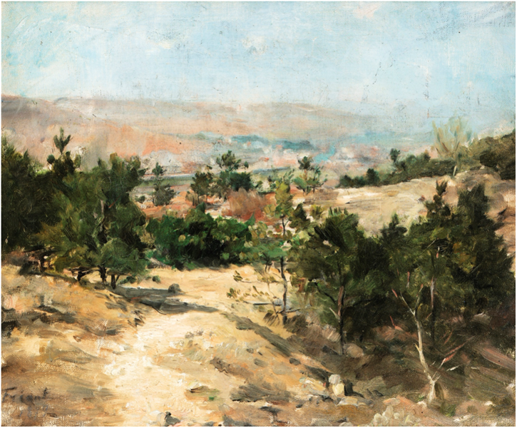 Pine trees (Malzéville plateau), 1879 - Эмиль Фриан