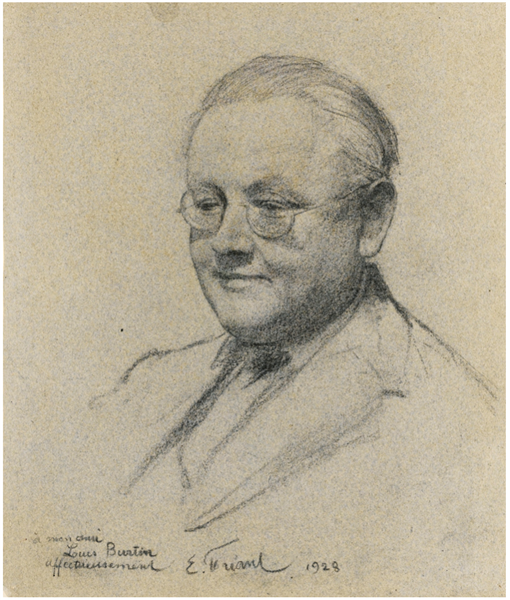 Portrait of Jean-Louis Burtin, 1928 - Эмиль Фриан