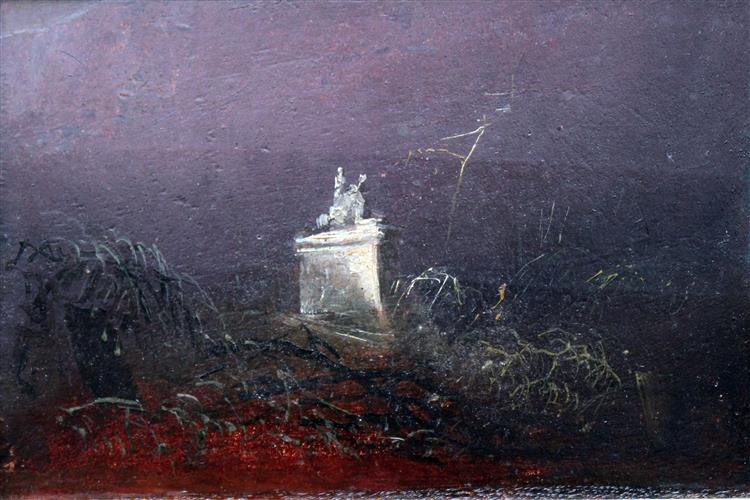 Gravestone, 1823 - Carl Blechen
