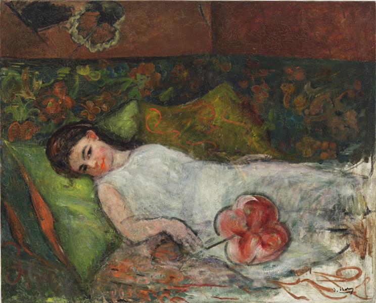 Young Girl with Flower, c.1900 - Émilie Charmy