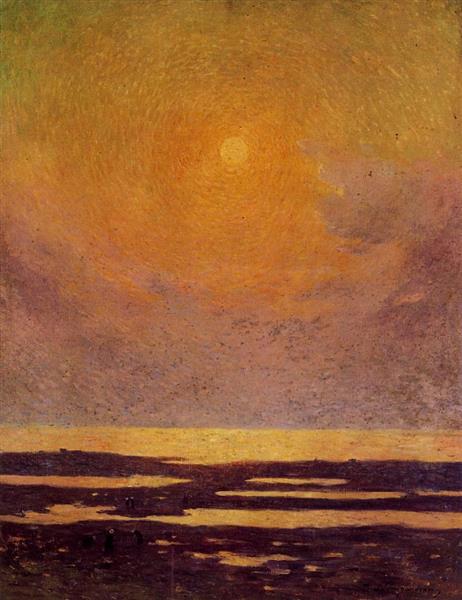 Sunset on the Coast - Ferdinand du Puigaudeau
