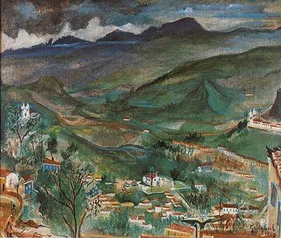 Vista Do Caminho Para Mariana, 1962 - Alberto da Veiga Guignard