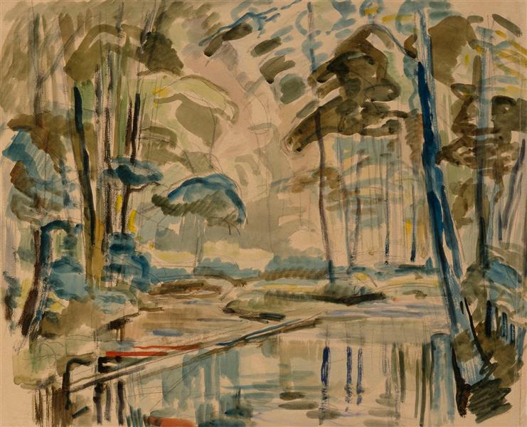 Small Lake, 1919 - Магнус Энкель
