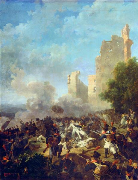 Attaque Du Château De Cossaria, 13 Avril 1796. Campagne D'Italie, 1812 - Nicolas Antoine Taunay