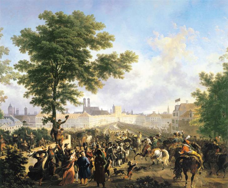 Napoleon's entry into Munich on October 24, 1805, c.1810 - Nicolas-Antoine Taunay