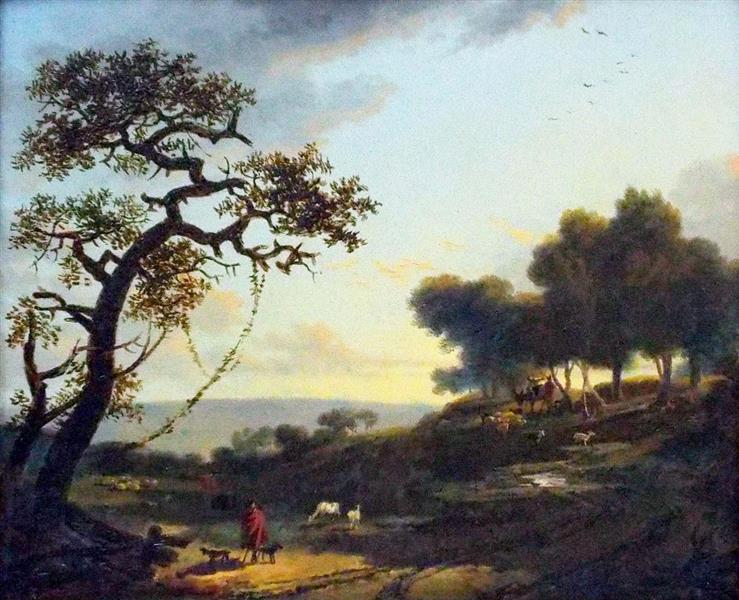 Landscape with Shepherds - Nicolas Antoine Taunay
