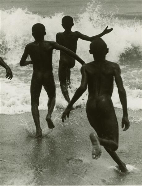 Four Boys at Lake Tanganyika, c.1930 - Martin Munkácsi
