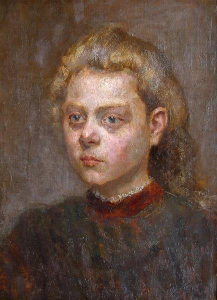 Little girl, c.1897 - Noè Bordignon