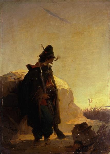 The Sentry, 1851 - Gerolamo Induno