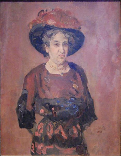 Portrait of Aletta Jacobs, 1920 - Isaac Israels