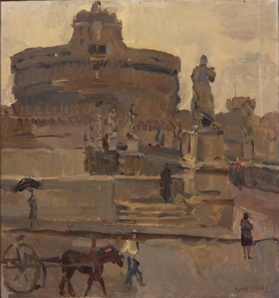 Castel Sant'Angelo in Rome, c.1925 - Isaac Israels