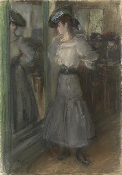 Girl in Front of a Mirror, 1922 - Isaac Israels