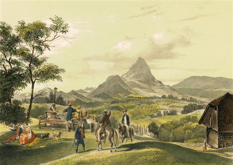 Donačka Gora, 1860 - Ludwig Passini