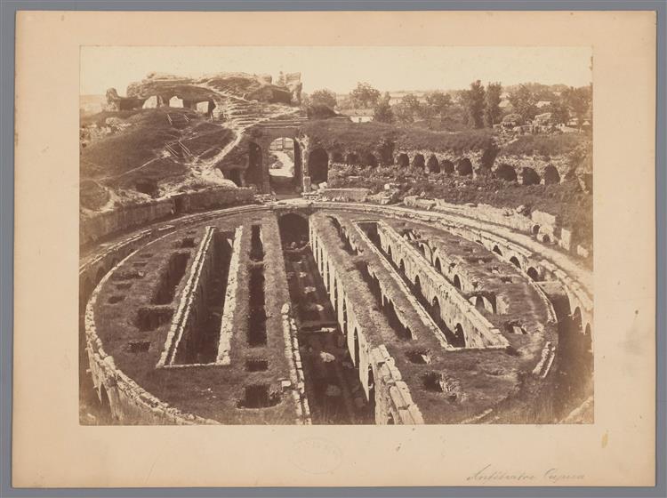 Capua. Amphitheater, 1865 - Roberto Rive
