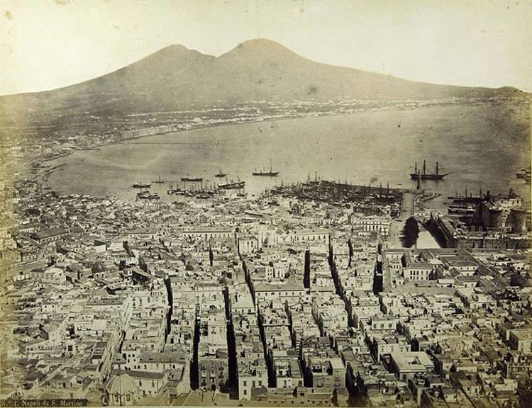 Naples From San Martino, 1865 - Robert Rive