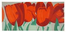 Red Tulips - Alex Katz