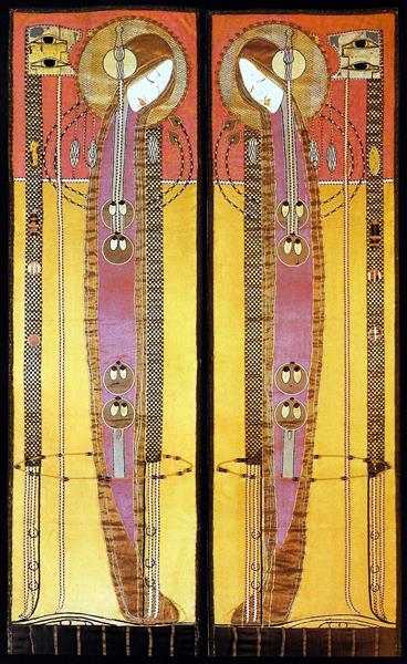 Embroidered Panels, 1902 - Маргарет Макдональд Макинтош