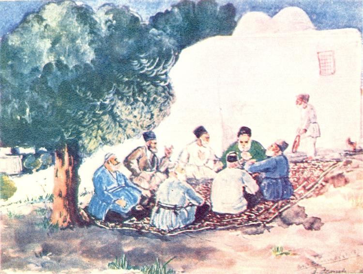 At Baku Summer Cottages, 1931 - Азим Аслан оглы Азимзаде