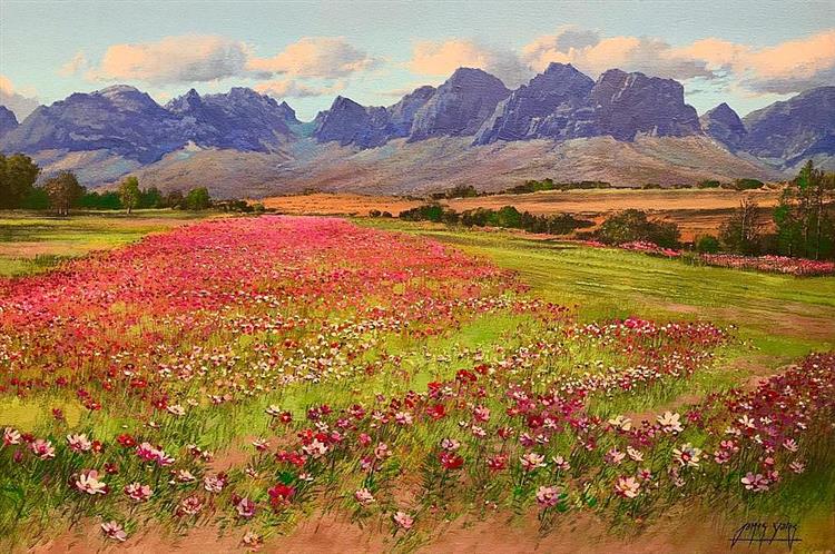 Flowers and Mountains, 2020 - James Yates