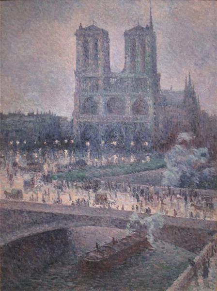 Notre Dame, c.1900 - Maximilien Luce