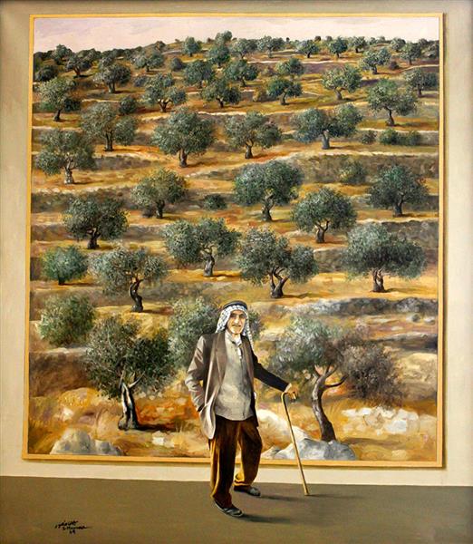 Memory of Places, 2009 - Sliman Mansour