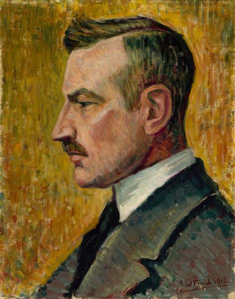 Portrait of the Artist Magnus Enckell, 1915 - Alfred William Finch