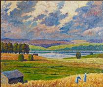 Landscape from Padasjoki - Альфред Вильям Финч