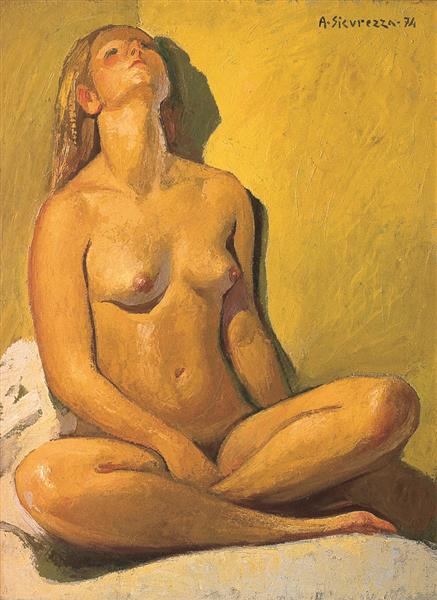 Nude of a woman, 1974 - Antonio Sicurezza