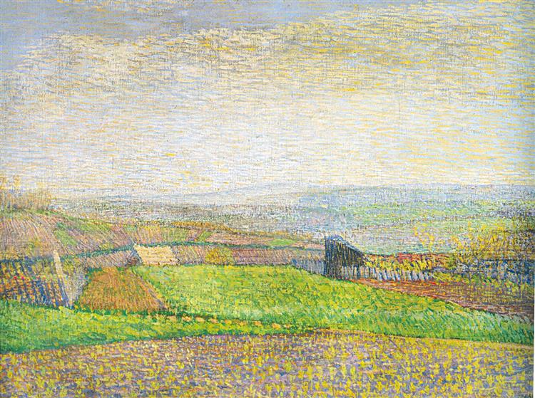 Paysage Du Vexin, 1889 - Louis Hayet
