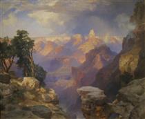 Grand Canyon with Rainbow - Томас Моран