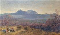 The Apuan Alps from San Rossore - Nino Costa