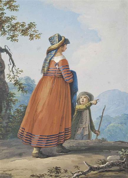 Woman with boy, 1799 - Saverio della Gatta
