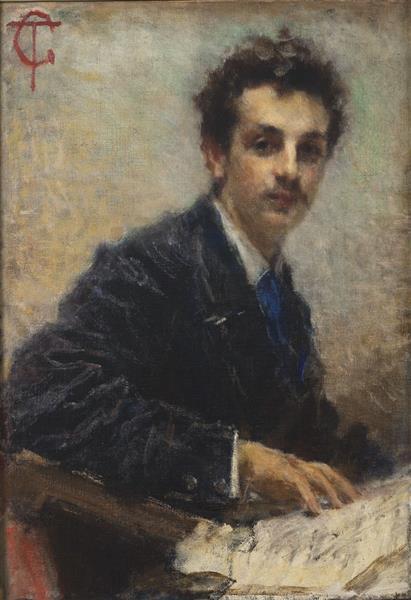 Portrait of Benedetto Junck, 1874 - Tranquillo Cremona