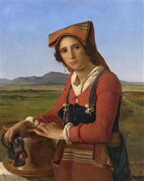 Young Woman from Sonnino - Louis Léopold Robert