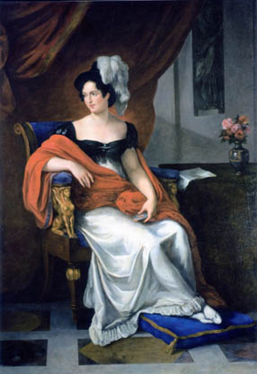 Lucia Migliaccio, duchess of Floridia and morganatic wife of king Ferdinand I of the Two Sicilies - Vincenzo Camuccini