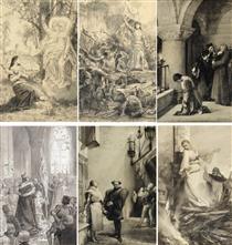 Episodes from the life of Joan of Arc - Albert Maignan
