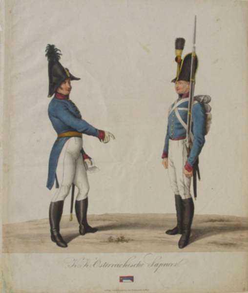 Royal Austrian Soldiers, c.1820 - Heinrich Papin