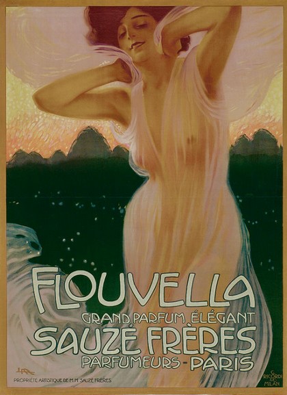 Flouvella de Sauzé Frères -  Perfumers Paris, 1906 - Leopoldo Metlicovitz