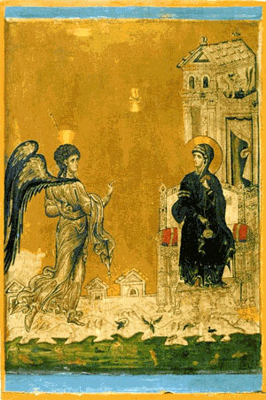 Annunciation, c.1200 - c.1300 - Orthodox Icons