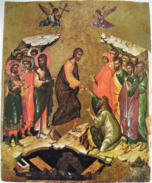 Harrowing of Hell, c.1450 - Orthodox Icons
