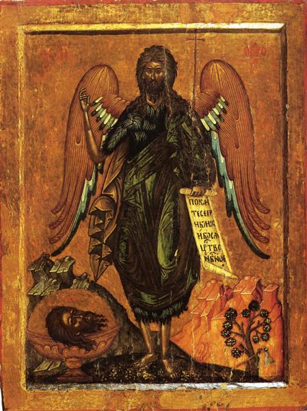John the Baptist - Angel of the Desert, c.1550 - c.1600 - Orthodox Icons