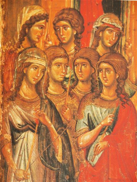 Presentation of Mother Mary in the Temple, c.1320 - Orthodox Icons