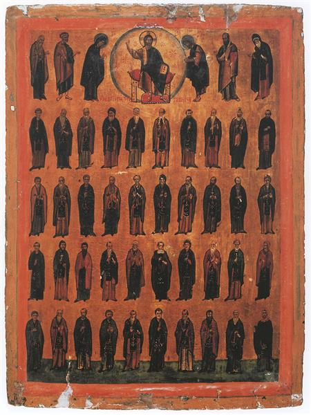 Saints of Sinai, 1200 - c.1225 - Orthodox Icons