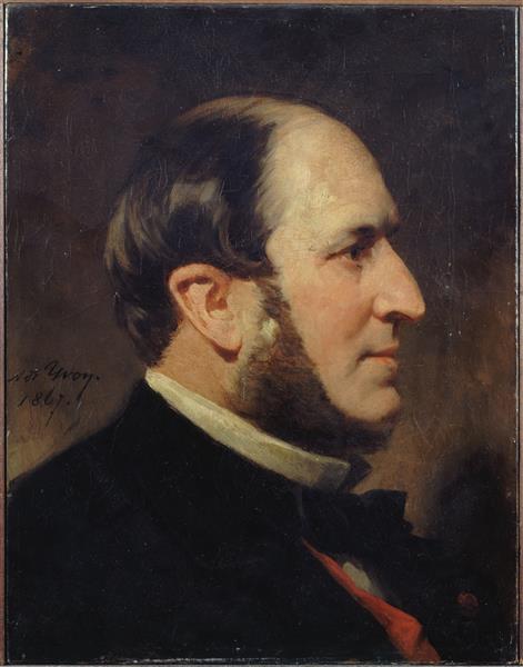 Portrait Du Baron Haussmann, 1867 - Адольф Ивон