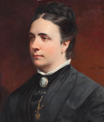 Portrait De Mme Cossé, 1889 - Adolphe Yvon