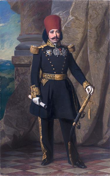 Mustapha Khaznadar, 1846 - Charles-Philippe Larivière