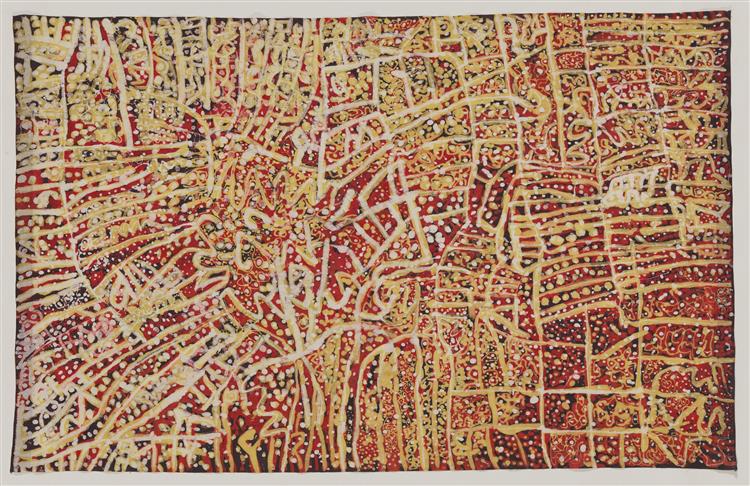 Untitled (Batik), 1981 - Emily Kame Kngwarreye