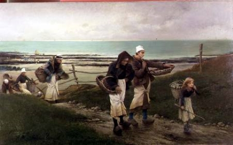 Breton Scene - Maurice Poirson