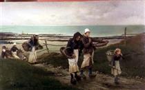 Breton Scene - Maurice Poirson